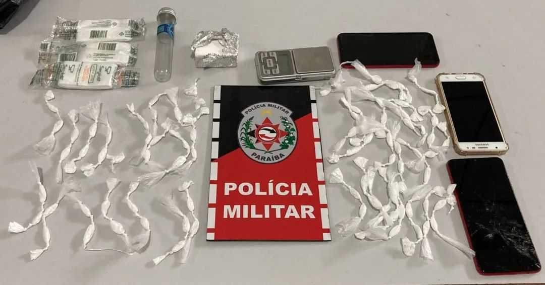 Polícia Militar apreende substância semelhante a cocaína na cidade de Olho D’água neste sábado (05)