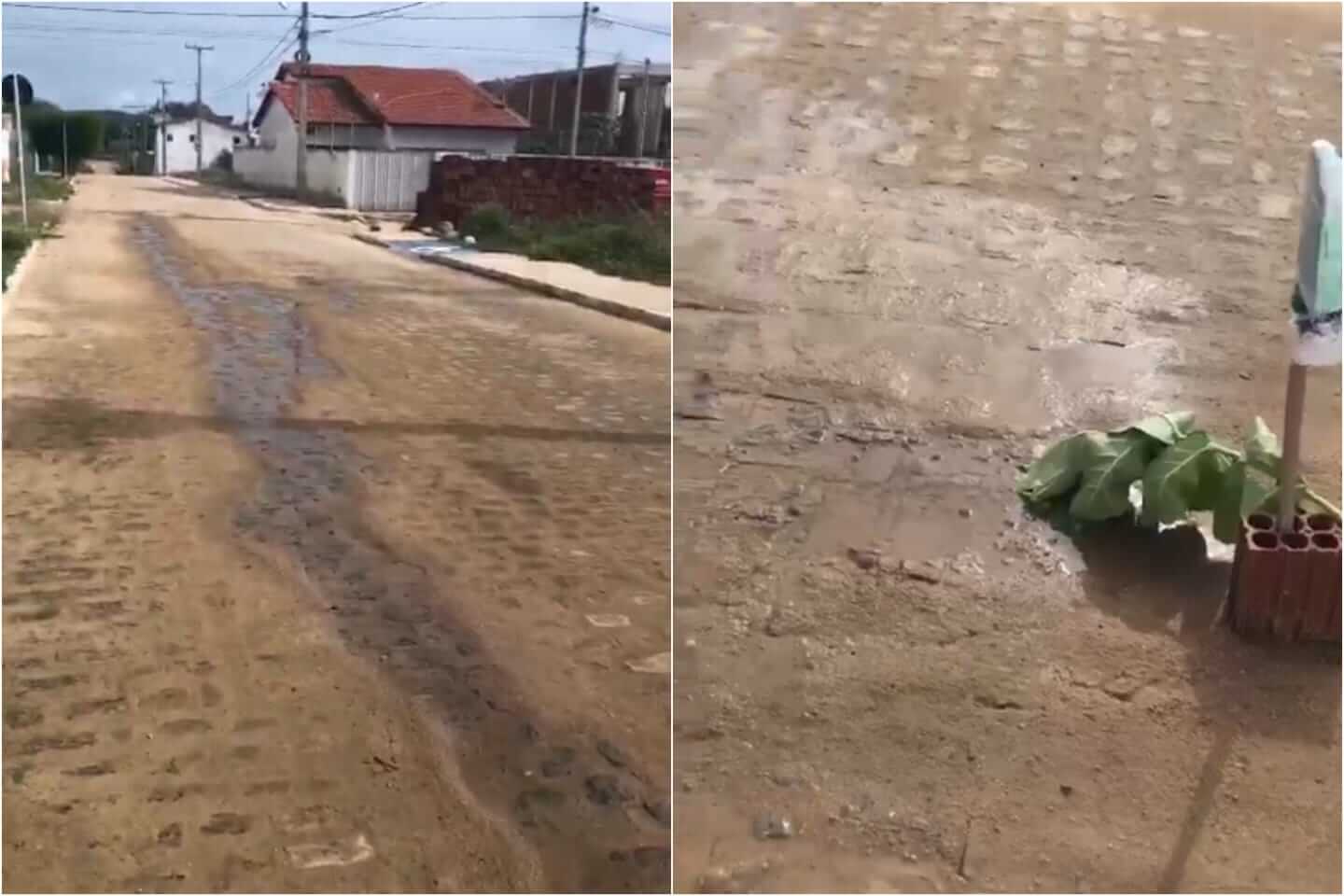 Cidadão pede solução para vazamento de água no Geraldo Carvalho, em Patos; Vídeo