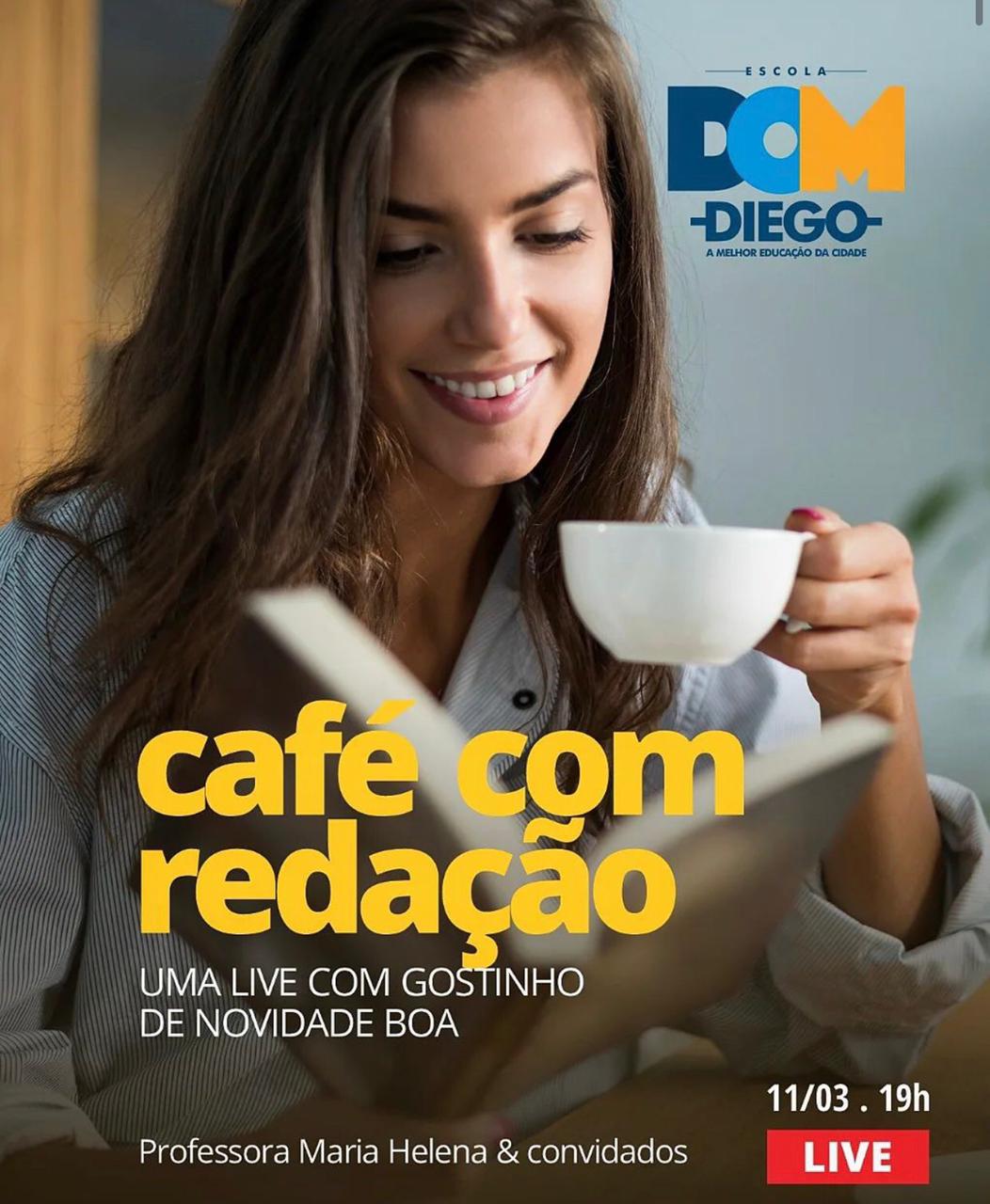 Escola Dom Diêgo realiza na noite desta sexta (11), na Livraria Nobel, a abertura oficial do Projeto “Café com Redação”