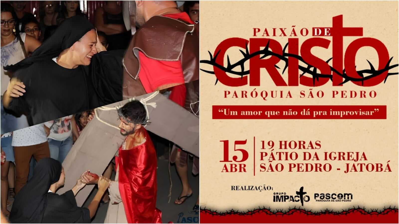 Paixão de Cristo da paróquia de São Pedro homenageará mães do bairro que perderam seus filhos, na volta de sua realização em 2022