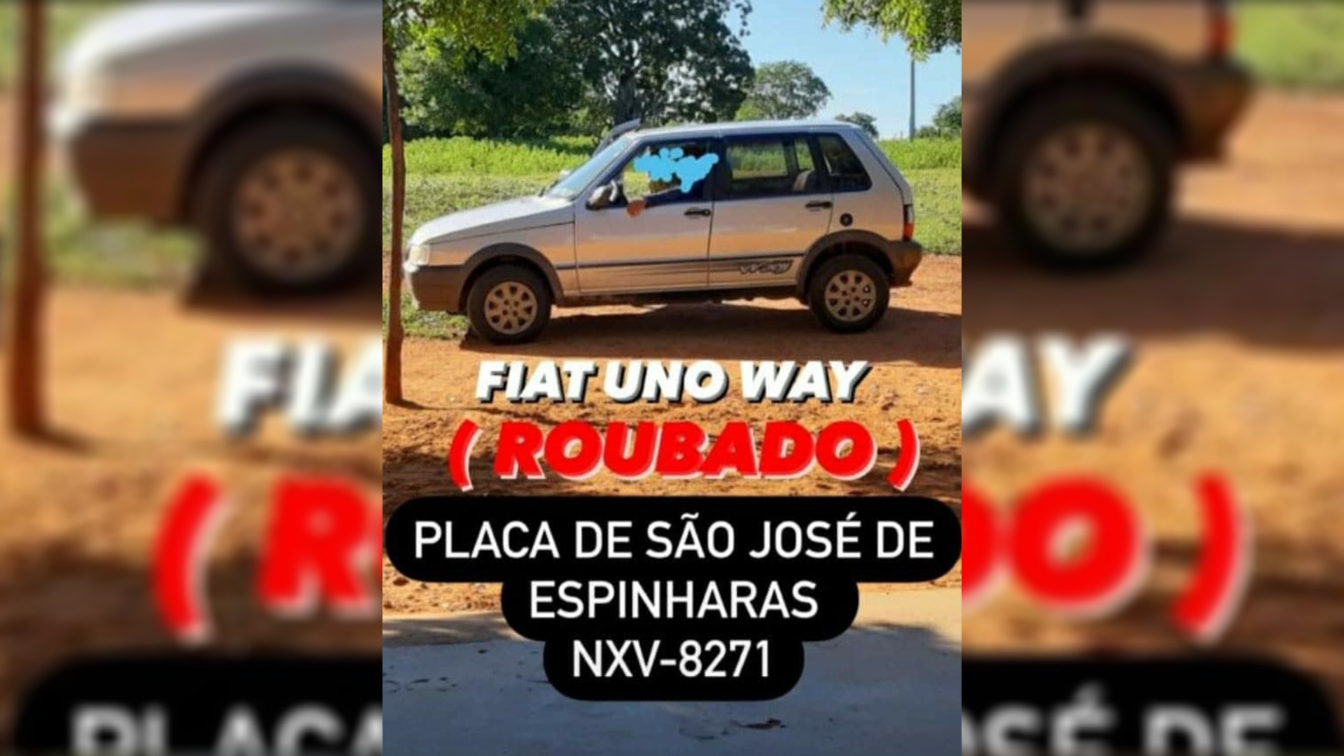 Bandidos assaltam vendedor e levam carro, dinheiro e mercadorias, na zona rural de São José do Bonfim