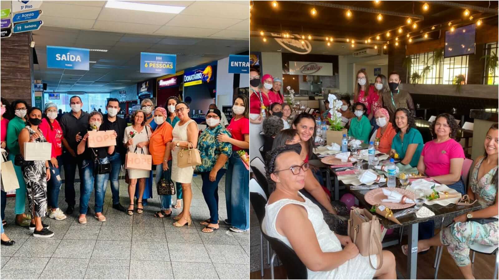 Complexo de Patos realiza passeio com pacientes oncológicas que incluiu momentos de renovação da fé e de confraternização