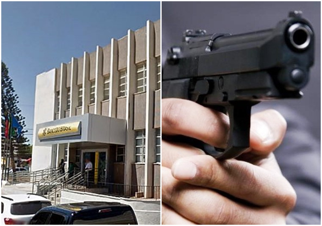 Bandidos armados fazem funcionários e clientes reféns durante assalto a banco em Taperoá