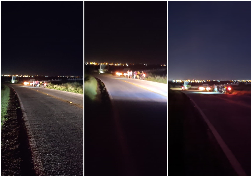 Acidente envolvendo casal em motocicleta é registrado na BR-361, nas proximidades de Patos, nesta quarta (30) 