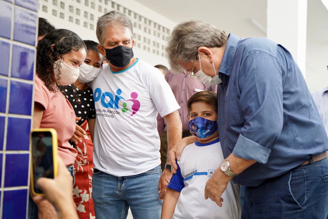 Ao lado do governador João Azevêdo, prefeito Nabor Wanderley entrega escola municipal à comunidade do Campo Comprido