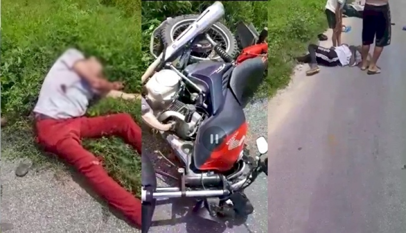 Duas pessoas ficam feridas em colisão na PB-400, no Vale do Piancó