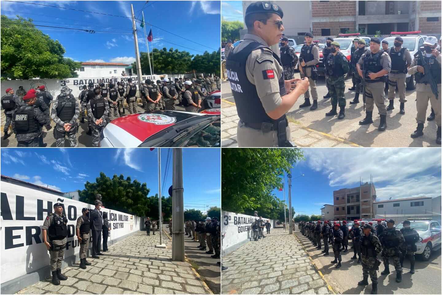 Polícia Militar realiza Operação Paradigma, intensificando policiamento na área do 3ºBPM