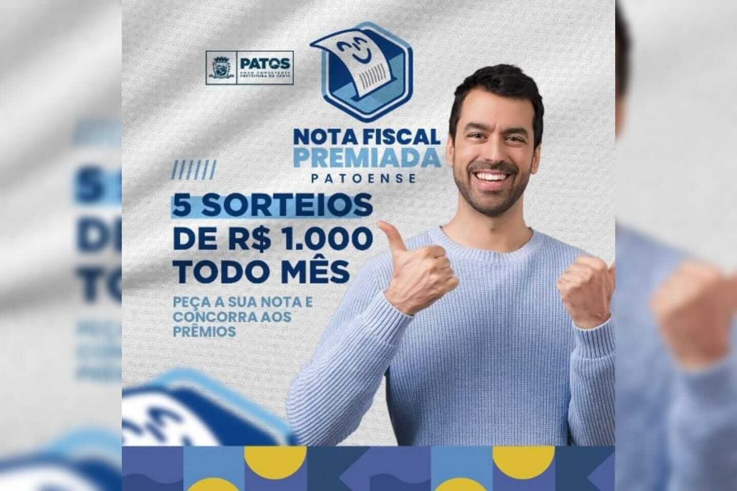 Prefeitura de Patos lança Programa Nota Fiscal Premiada Patoense