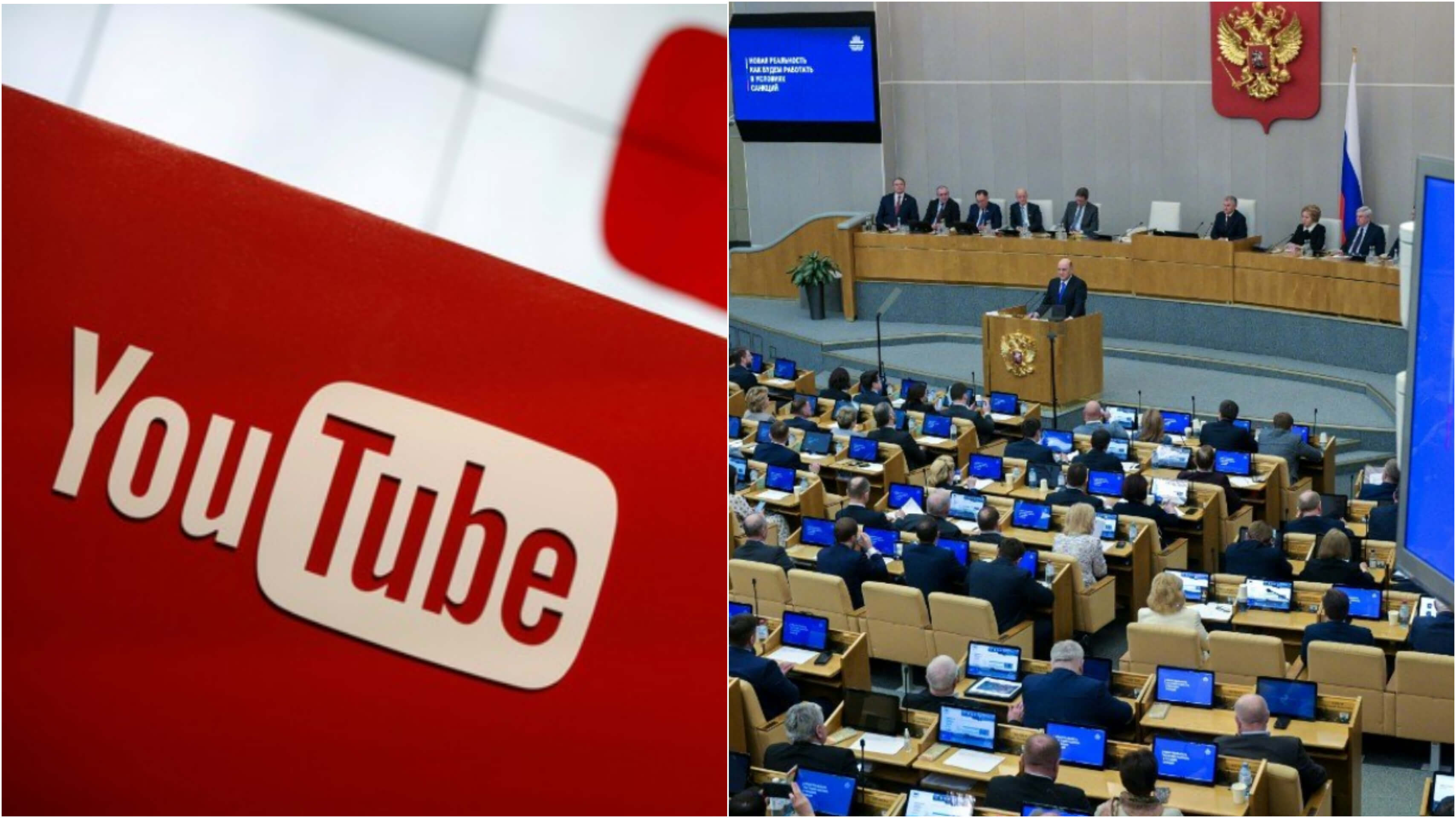 Rússia alerta para retaliações após Youtube bloquear canal do Parlamento da Rússia