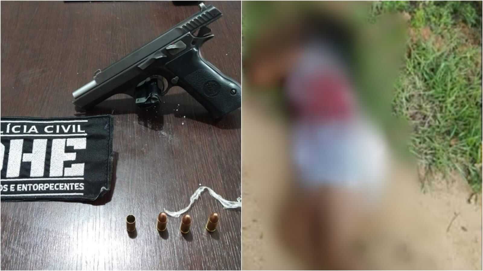 Polícia prende homem portando pistola que confessou ter participação no crime do Campo Comprido na madrugada de hoje (10). Veja o vídeo