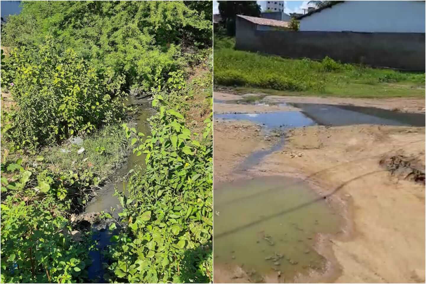 Internauta relata transtornos provocados por galeria a céu aberto no bairro São Sebastião e cobra providências da Prefeitura. Vídeo