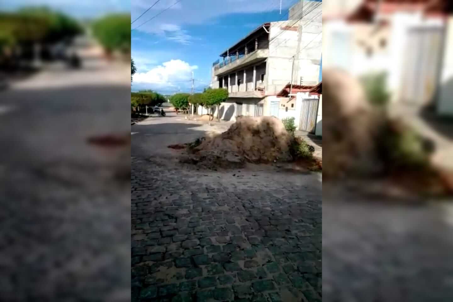 Morador do bairro Monte Castelo reclama de entulho jogado no meio da rua e cobra providências das autoridades