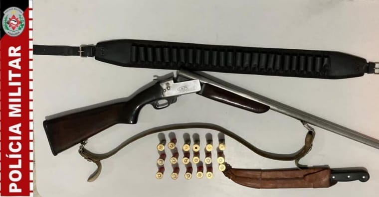 Polícia Militar da Paraíba age rápido, evita homicídio em Piancó, apreende escopeta calibre 12 e munições