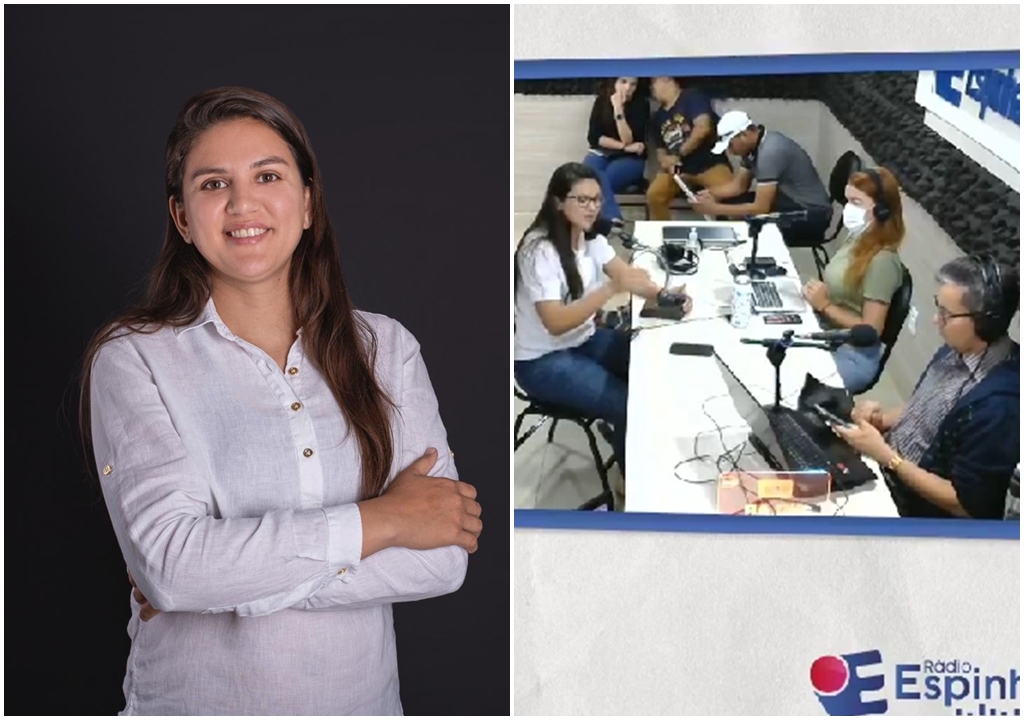 Tenente Rebeca concede entrevistas a Rádio Espinharas em Patos e reforça pré-candidatura para a Assembleia