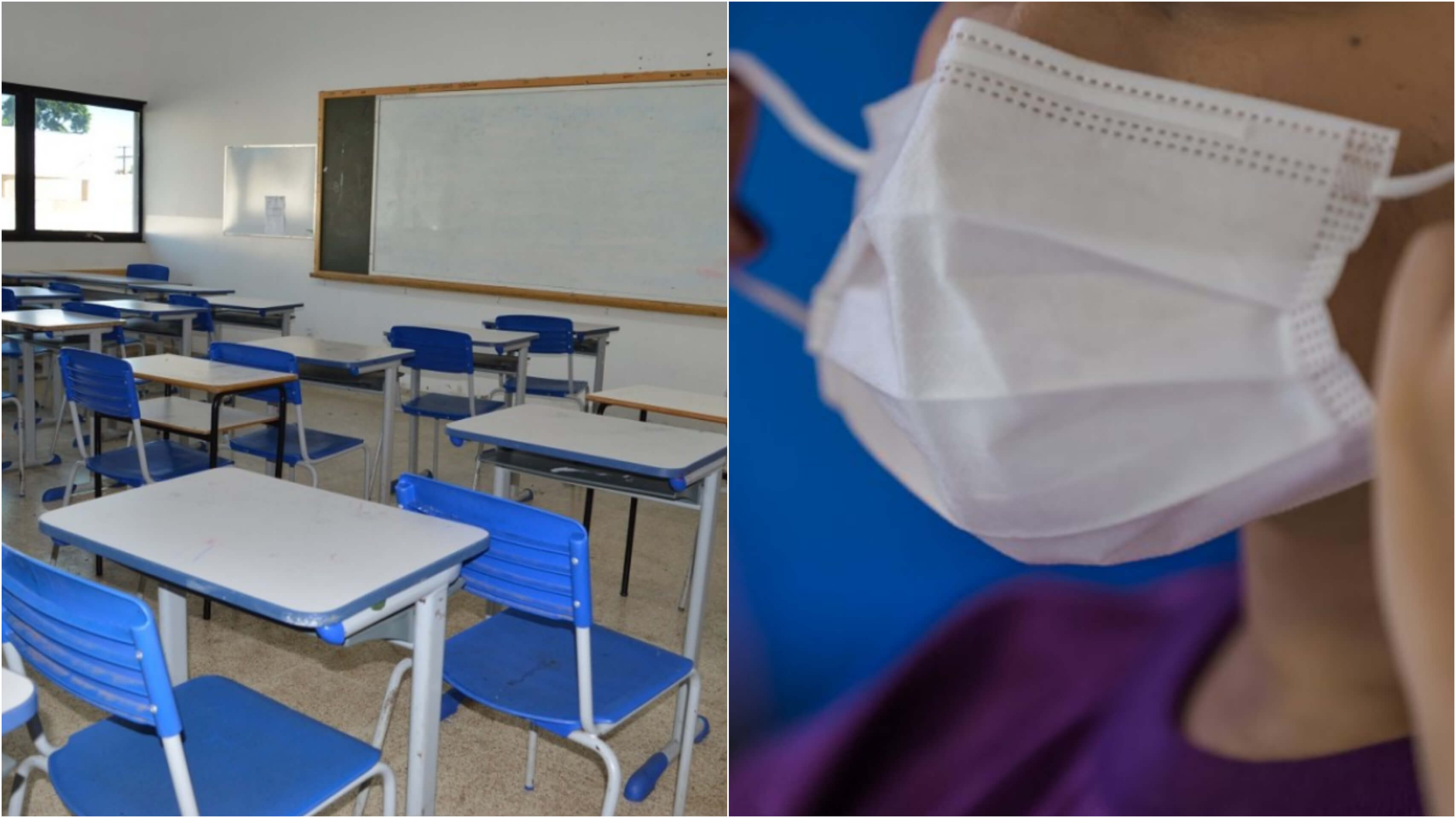 Com volta das aulas 100% presenciais na rede estadual da PB, uso de máscara agora é optativo