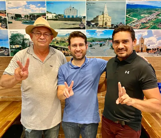 Em Patos, Michel Henrique recebe apoio dos suplentes de vereadores Júnior Contigo e Zezão da Boaiadeira