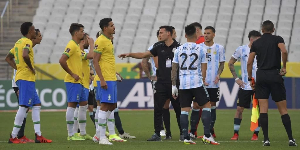 Fifa determina que jogo pendente entre Brasil e Argentina seja disputado em setembro