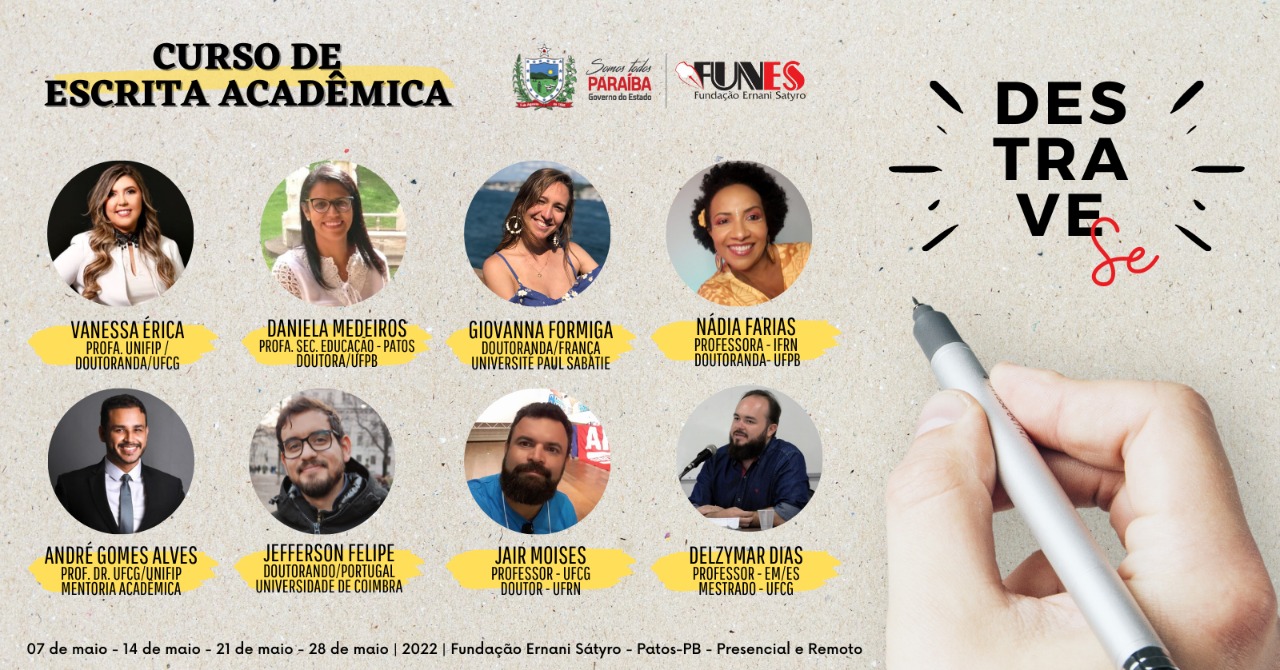 Fundação Ernani Sátyro realiza curso de escrita acadêmica￼