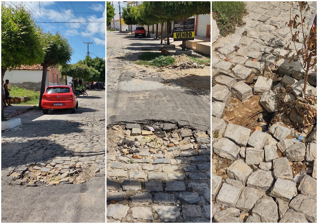 Moradores rua Antônio Gonçalves no Jatobá pedem providências para problemas com galerias. Município responde