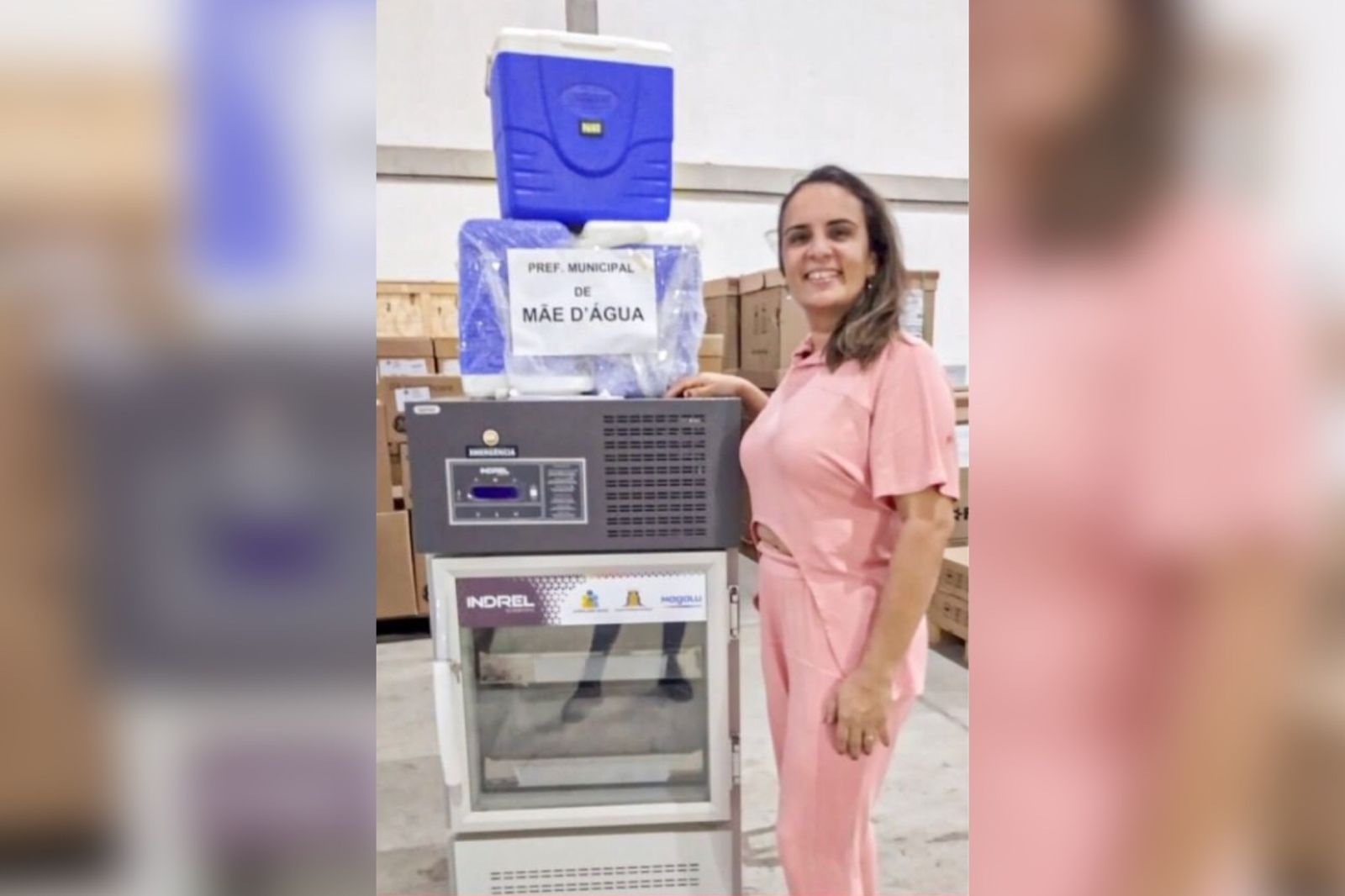 Município de Mãe d'Água é contemplado com aquisição de uma Câmara Fria de Imunização