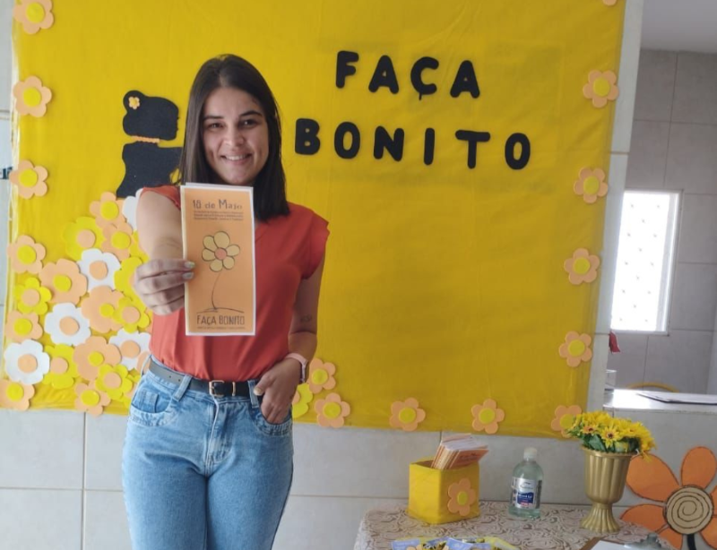 Equipe da Assistência Social de Passagem divulga cronograma de atividades do Maio Laranja