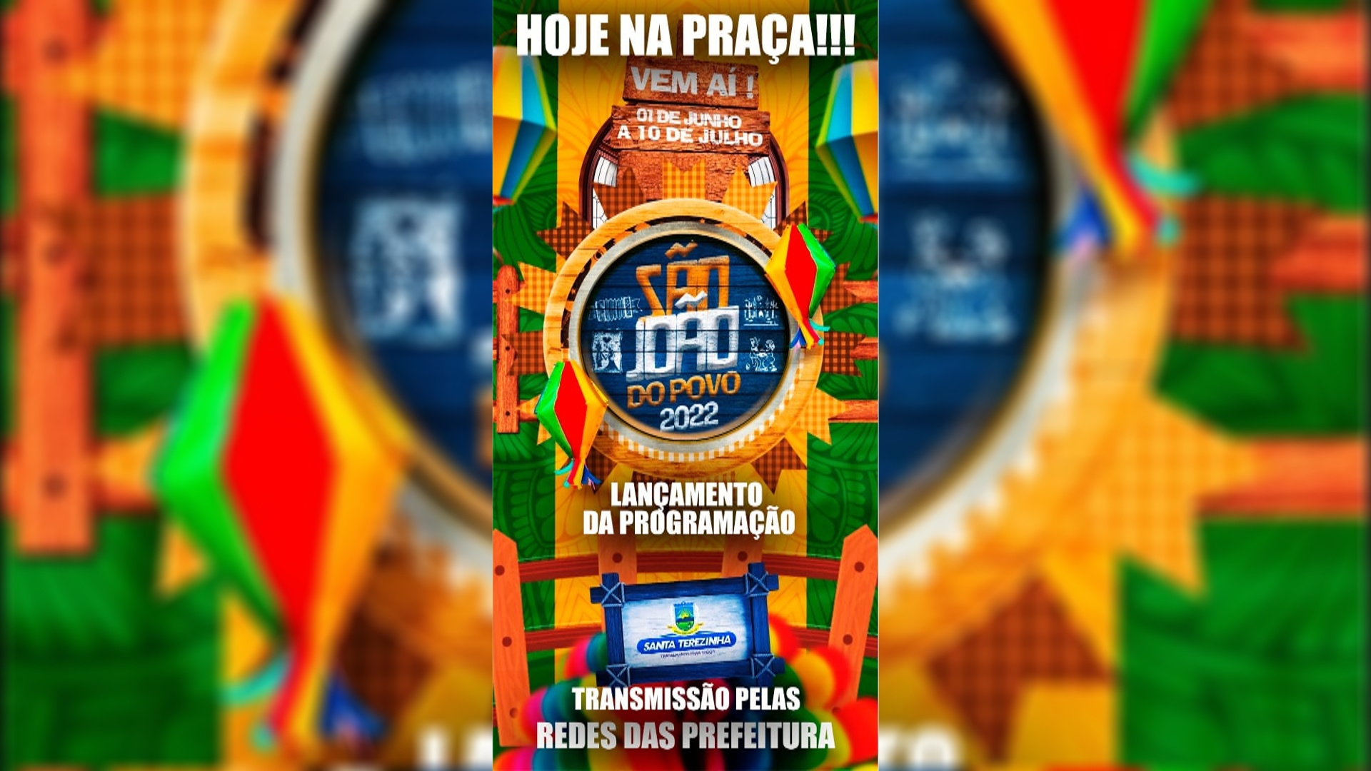 São João de Santa Terezinha-PB terá programação com 40 dias de festa, e lançamento oficial acontecerá nesta sexta-feira (06)