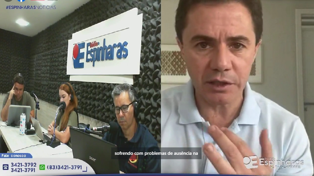 Veneziano diz na Rádio Espinharas, que terá apoio de Lula na Paraíba e faz críticas a João Azevêdo