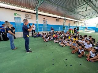 Prefeitura de Patos entrega mais uma coberta de pátio e refeitório em escola da Rede Municipal de Ensino