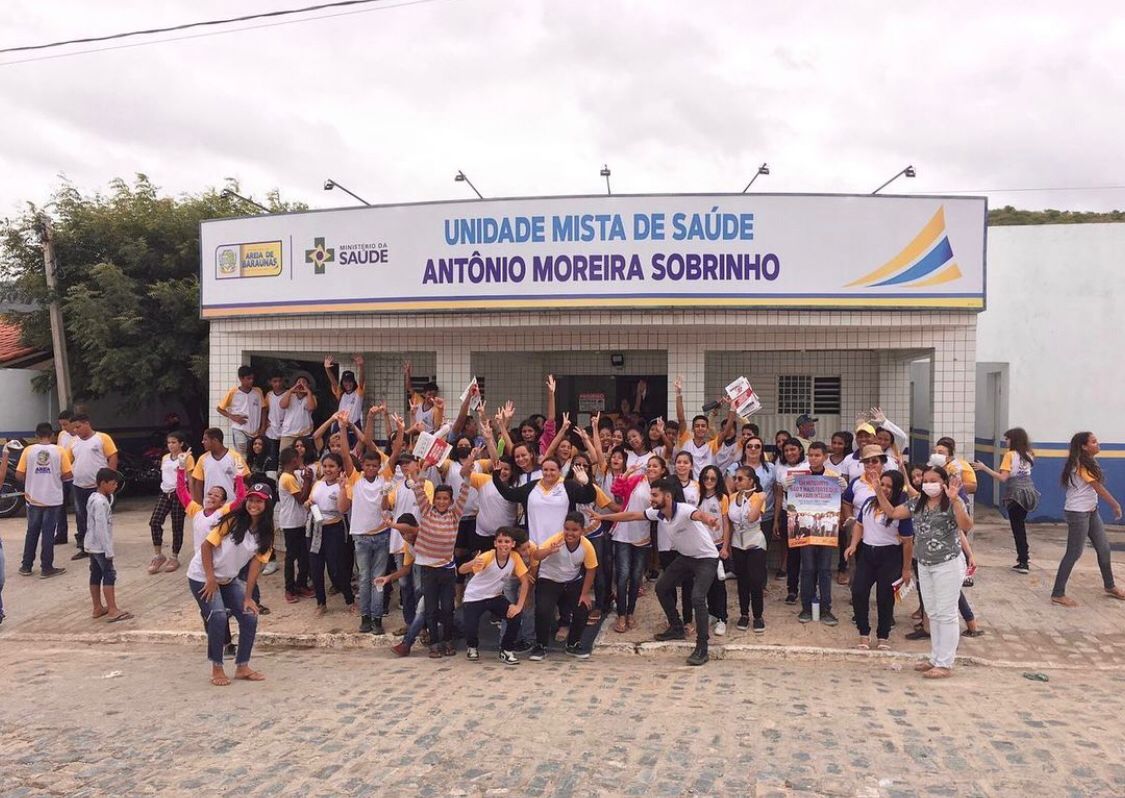 Todos contra a zika, dengue, chikungunya: Areia de Baraúnas realiza caminhada