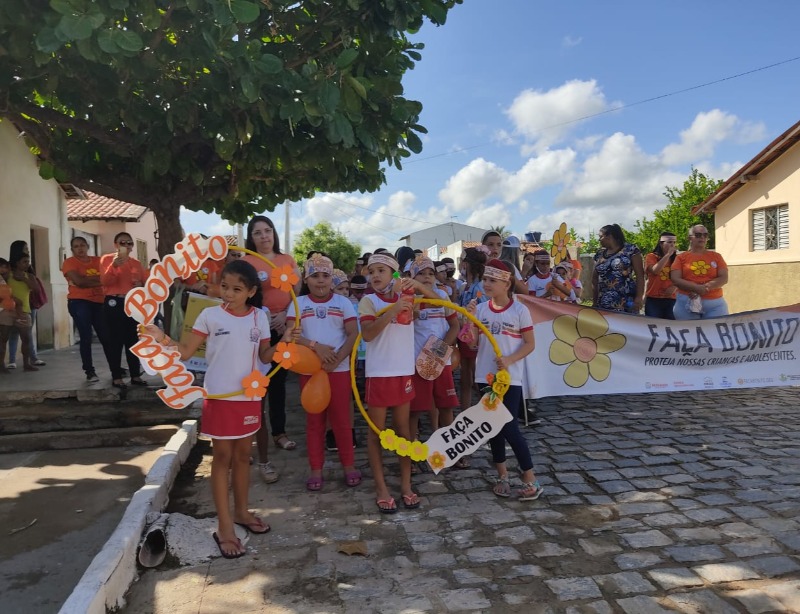 Município de Passagem encerra programação de ações da campanha combate ao abuso e à exploração sexual de crianças e adolescentes 