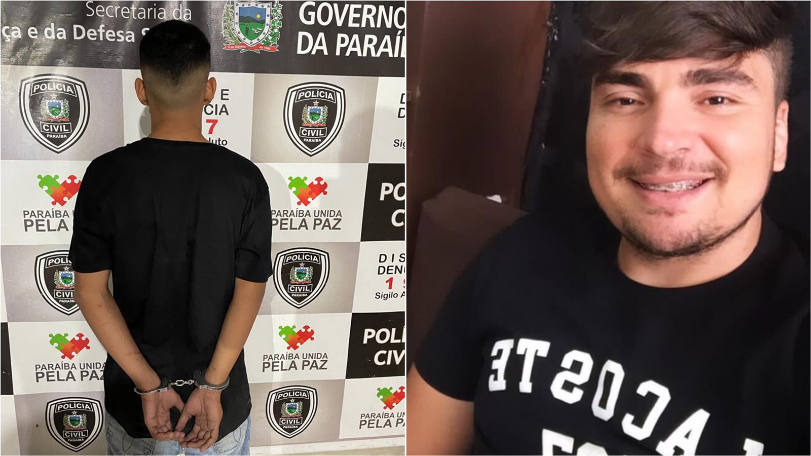 Polícia Civil confirma que jovem preso é autor do homicídio registrado na noite desta quinta-feira (19), no bairro do Jatobá, em Patos. Ouça