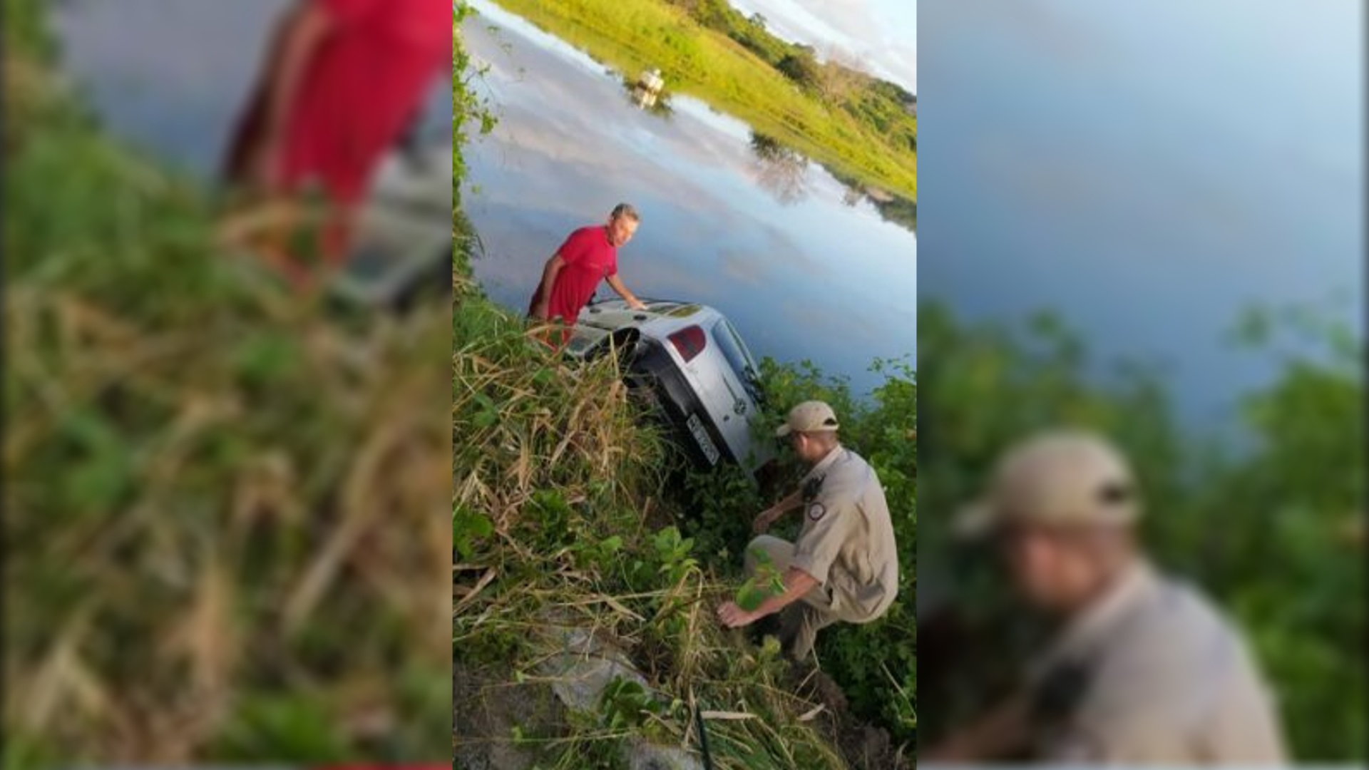 Motorista morre após capotar carro e cair dentro de açude no Vale do Piancó