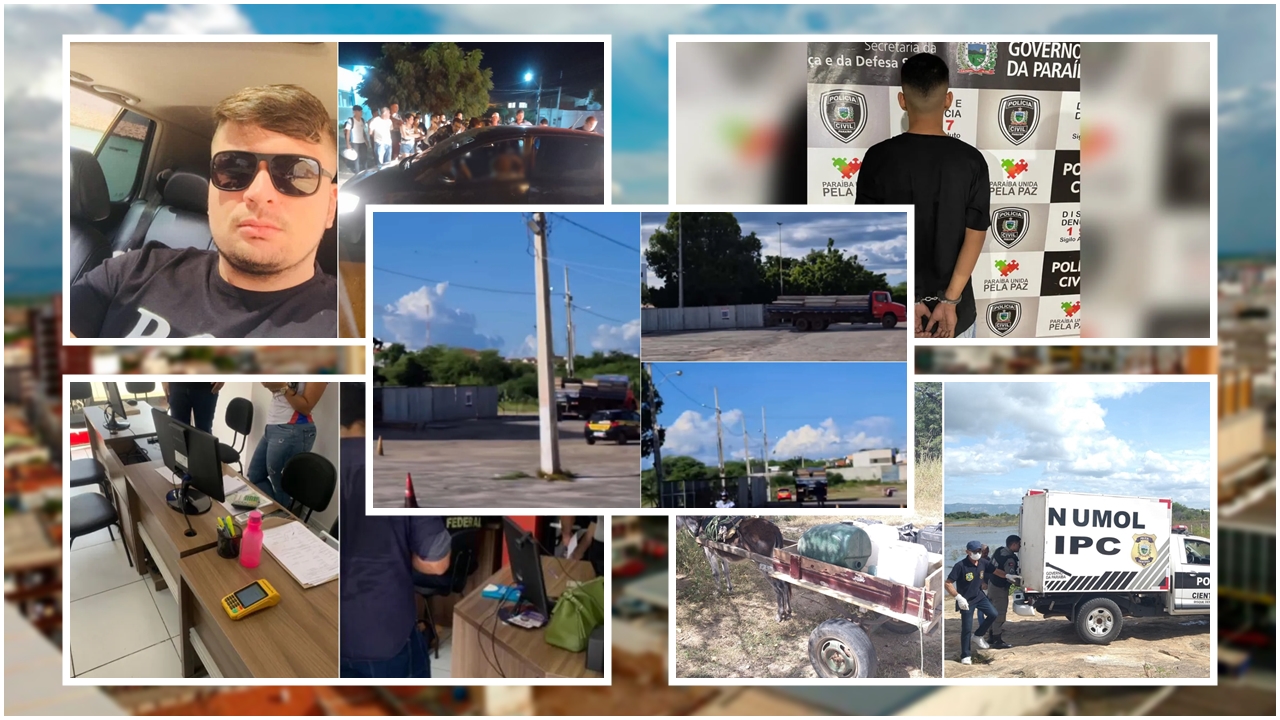 RESUMO: Operação da PF, violência e denúncias marcam a semana em Patos. VÍDEO