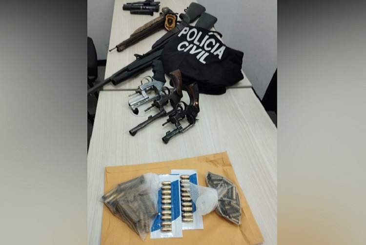 Operação realizada em alguns municípios da Paraíba, bem como em outros estados, consegue obter êxito na apreensão de armas em Cajazeiras