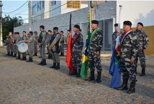Comandante Geral da Polícia Militar da Paraíba, visita 13° Batalhão em Itaporanga