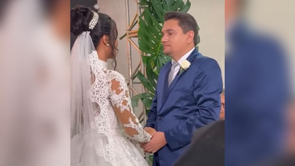 Jornalista Ulisses Neto celebra seu casamento com Juliana Almeida neste sábado (28). Um fato que emocionou a todos. Veja as fotos