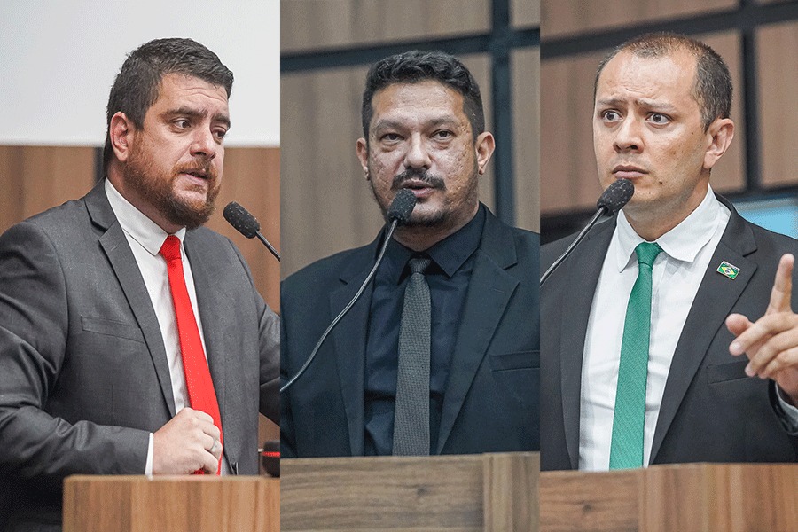 Vereadores Jamerson Ferreira, Josmá Oliveira e Patrian protocolam denúncia no MP contra Lei que aumenta salários de prefeito, vice e secretários