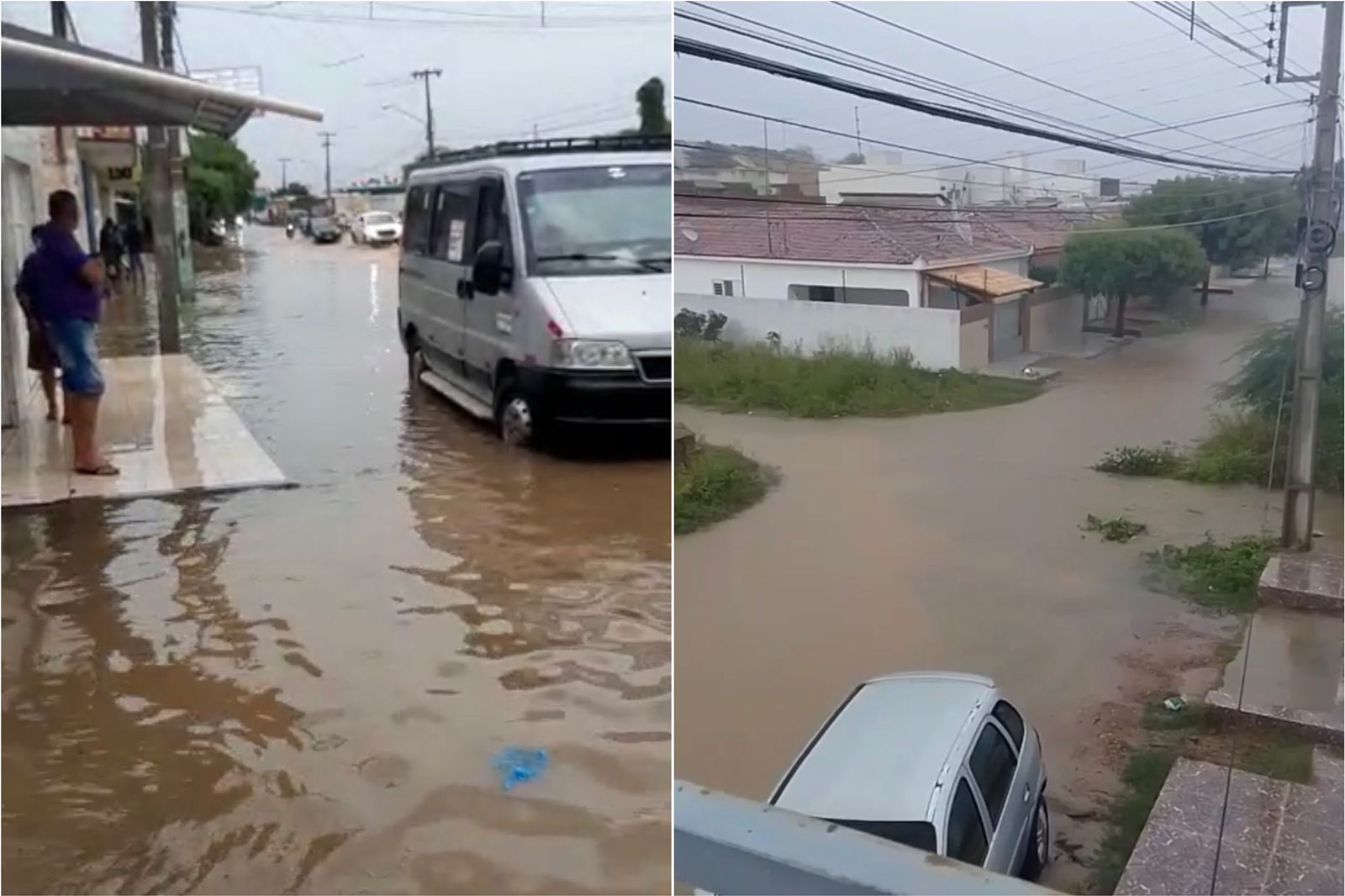 Chove forte na tarde desta sexta-feira (03) em Patos e moradores relatam alagamentos e falta de energia. Vídeo