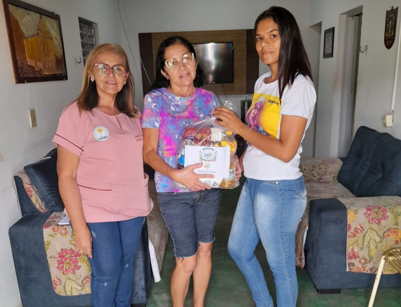 Prefeitura realiza entrega de cestas básicas para famílias acompanhadas pelo PAIF no município de Passagem