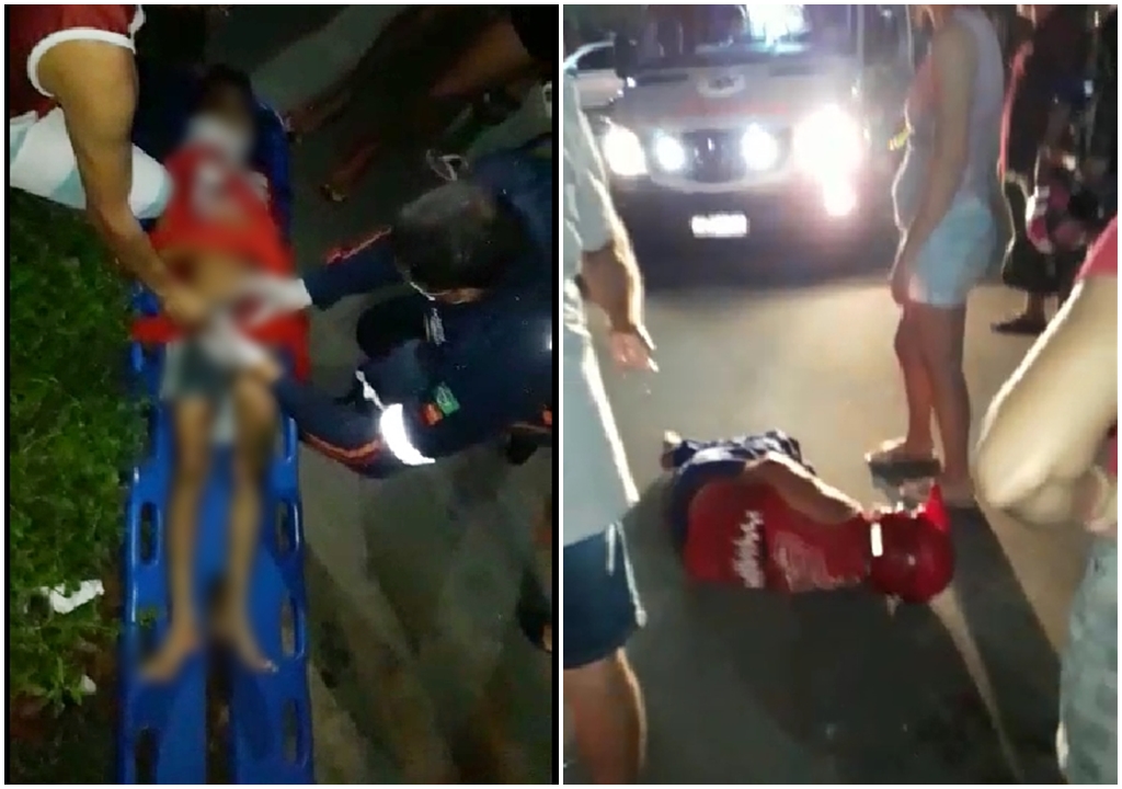 Acidente envolvendo motocicleta e criança é registrado na noite deste sábado (04) em Patos