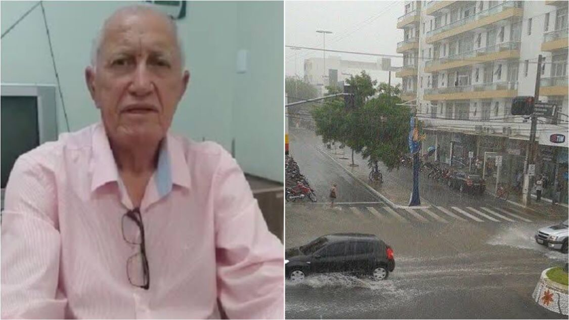 Professor Mário Leitão diz que Patos já recebeu 30 milímetros de chuvas a mais do que o esperado para junho