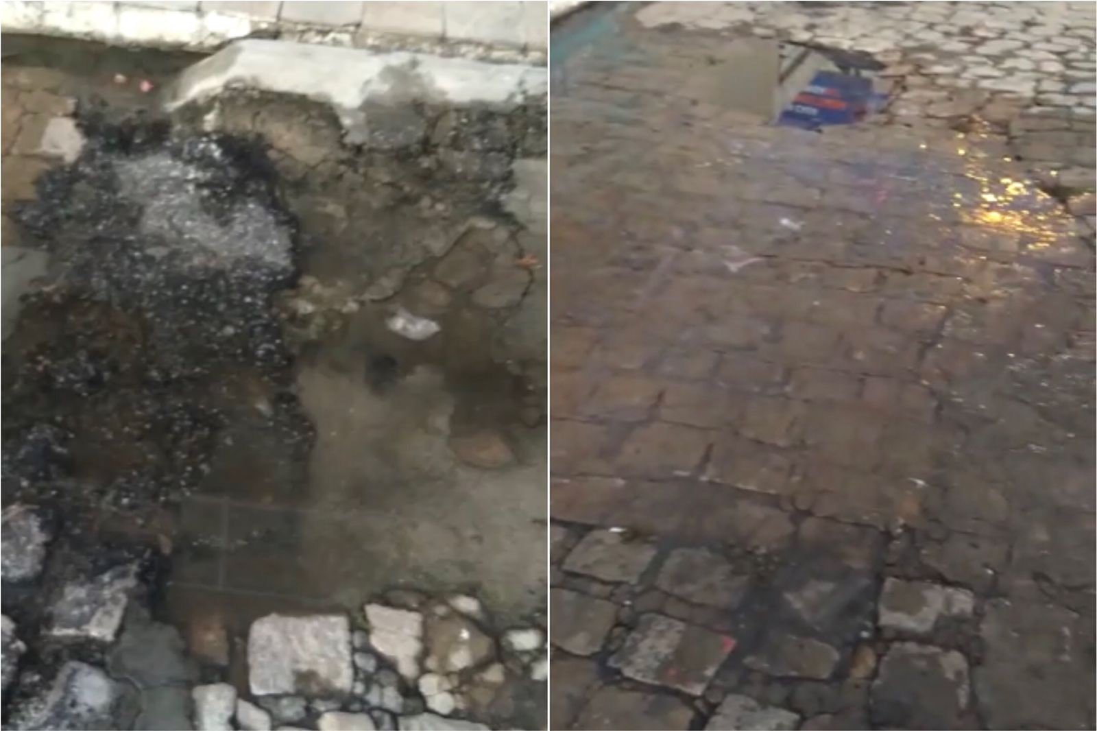 Morador denuncia vazamento de água há cerca de uma semana na Rua 18 do Forte e cobra providências da Cagepa. Vídeo