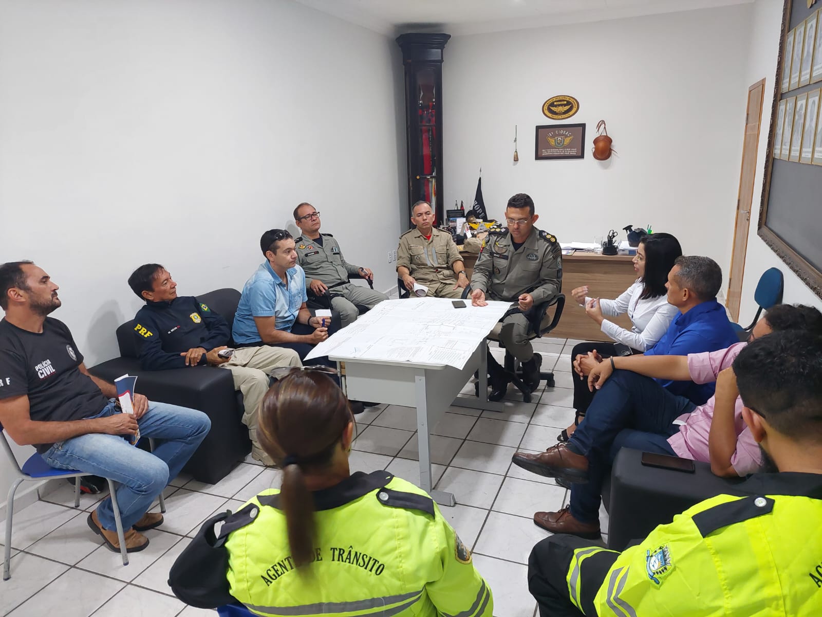 Forças de segurança se reúnem nesta quinta (09), para discutir ações unificadas durante os festejos juninos em Patos