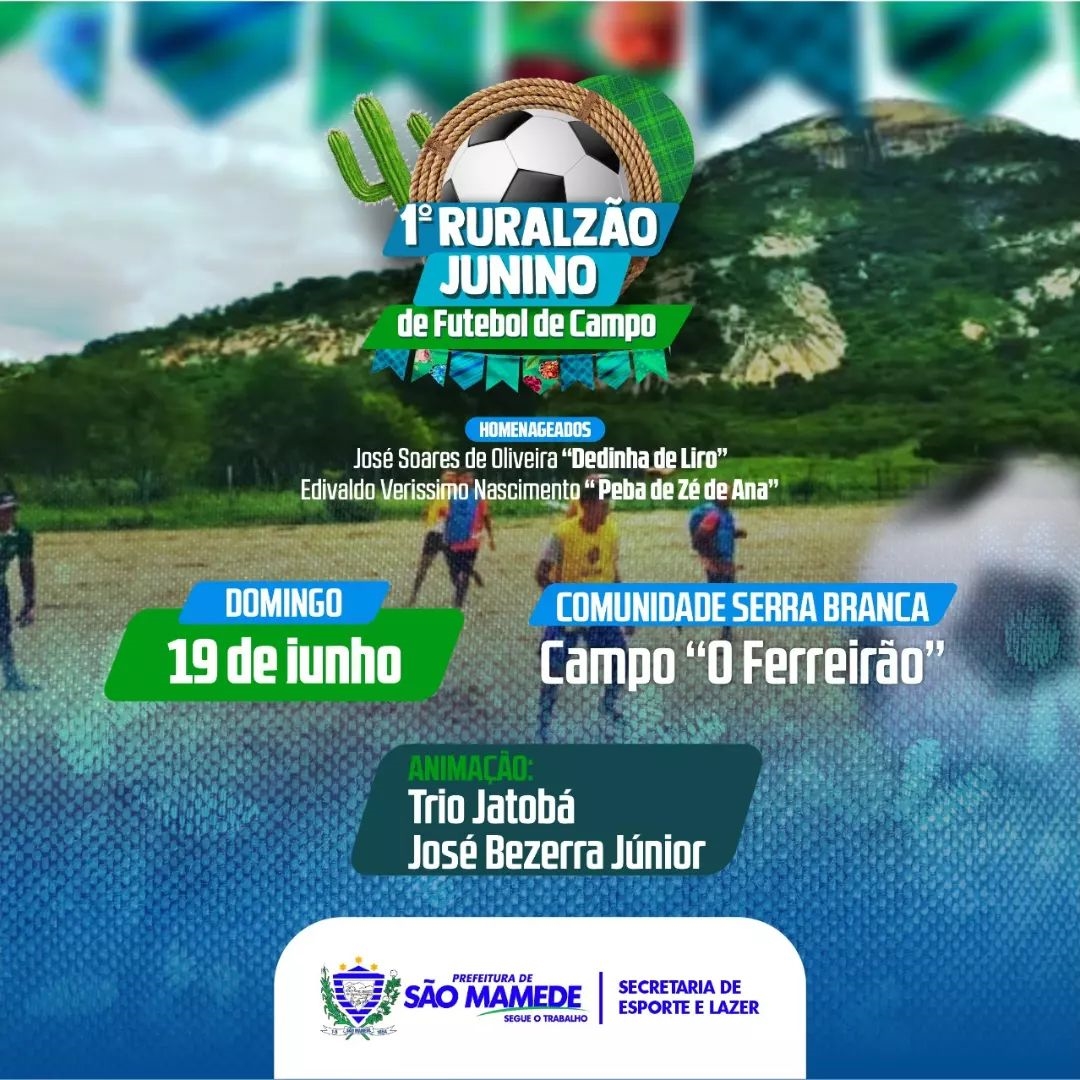 São Mamede realizará 1° Ruralzão Junino, no pé da Serra do Cajueiro