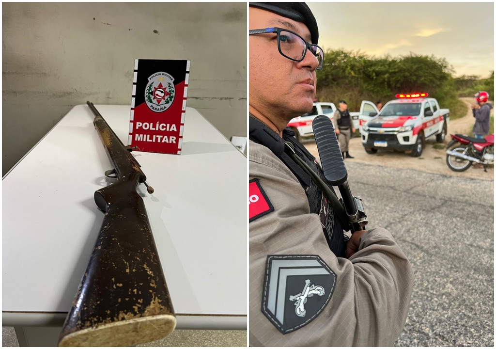 Operação Paradigma: Polícia Militar apreende arma de fogo durante blitz em São José do Bonfim-PB