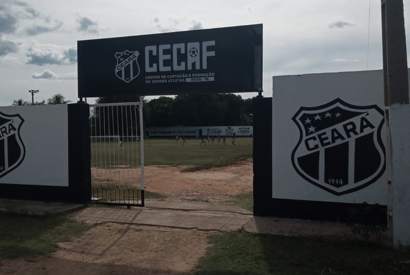 CECAF e a Fábrica de Craques Escolinha Oficial do Ceará Sporting Club, em Patos, será inaugurada neste sábado (11)