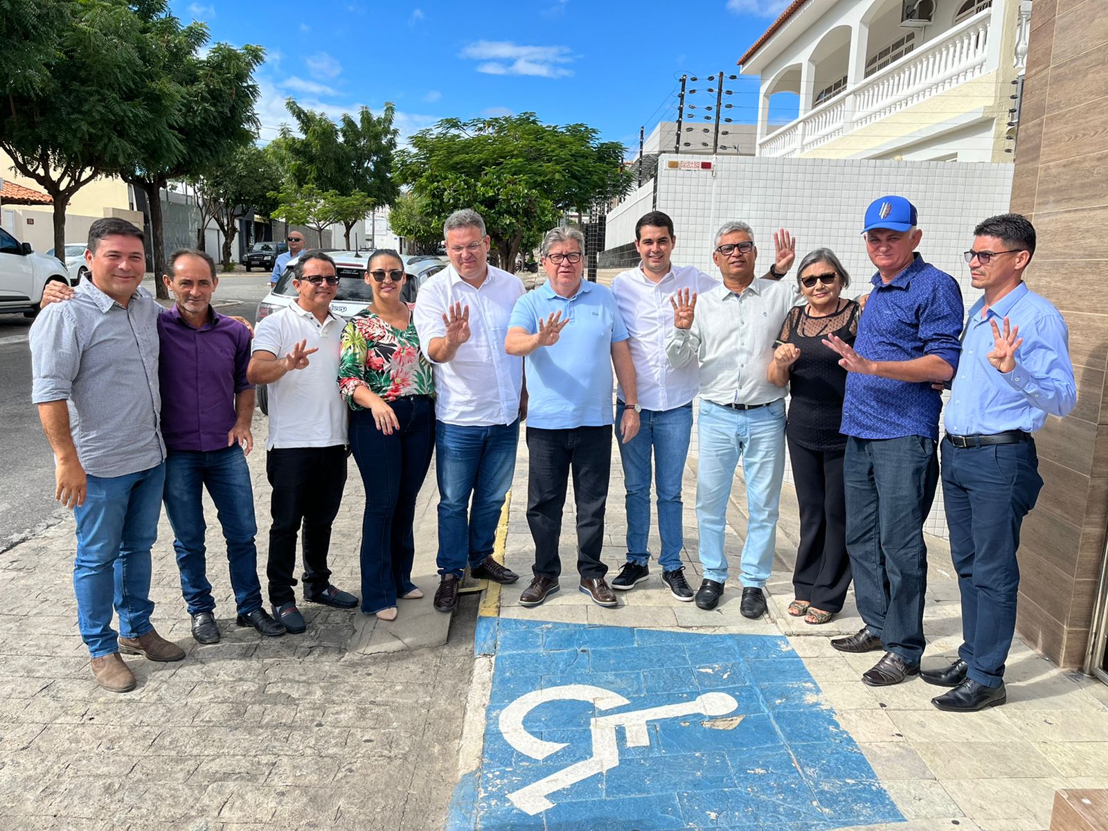 Prefeito de Condado e seu grupo, reafirmam apoio a reeleição do Governador João Azevedo