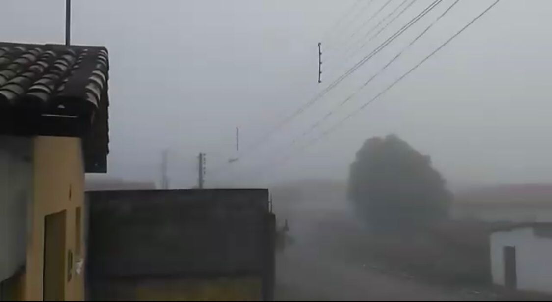 Temperatura volta a cair e neblina toma conta da cidade de Condado na manhã deste sábado (11). Veja as imagens