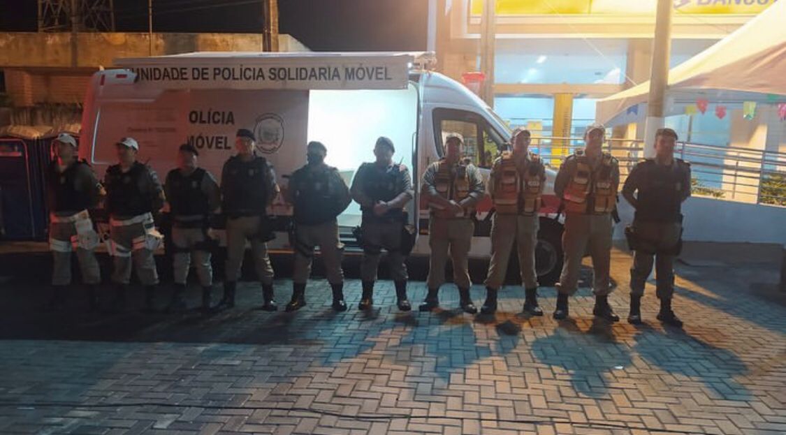 Polícia Militar garante a segurança da população durante abertura das festividades juninas no município de Piancó