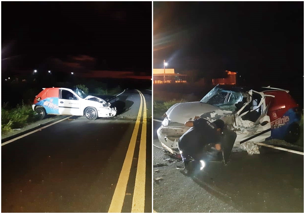 Acidente envolvendo veículos na BR-361, entre Patos e Santa Terezinha-PB deixa feridos na manhã deste domingo (12)